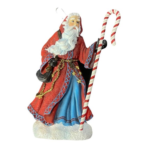 Pipka Other - Pipka Stories of Christmas Candy Cane Claus 4 1/2" Santa Collectable Ornament